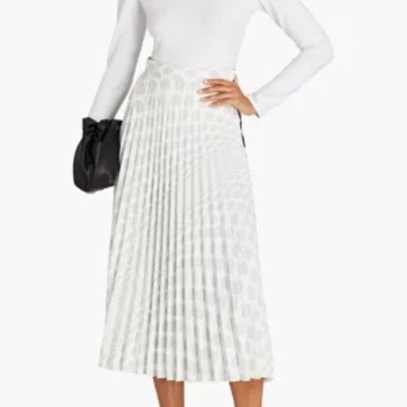 🆕 NWT ⚜️ MM6 Maison Margiela polka dot pleated skirt - Picture 1 of 3